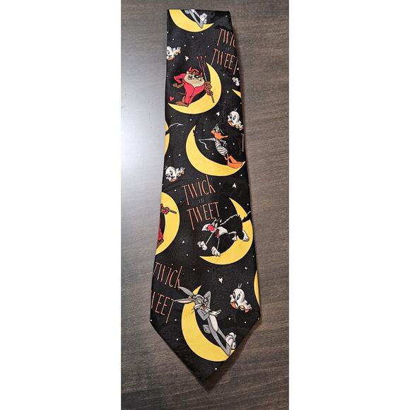 Vtg 90's Looney Tunes Mania Ties Lot of 4 Bugs Tweety Sylvester Elmer Fudd Taz - Picture 3 of 14